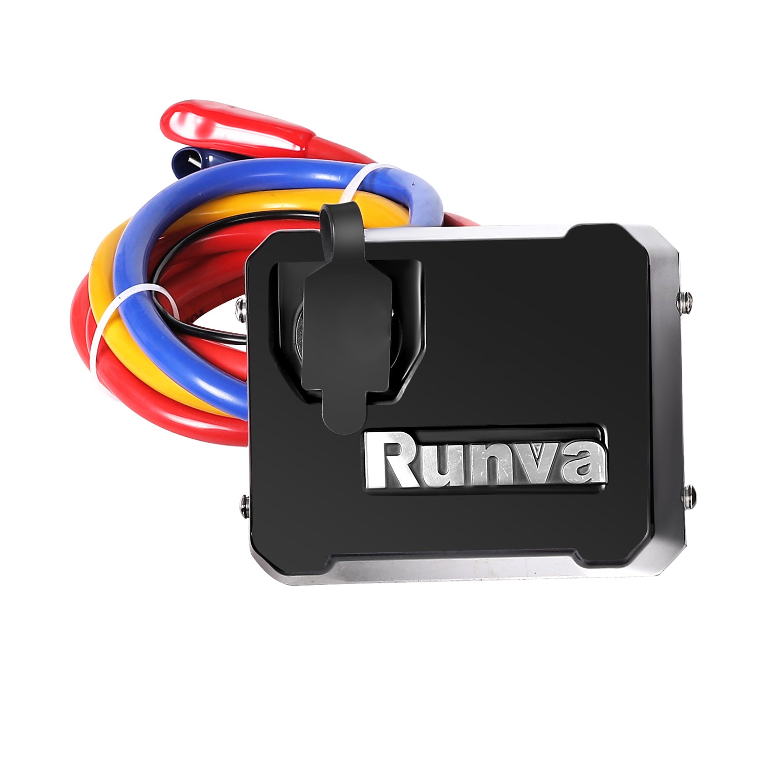 RUNVA Winch Premium Series Complete 12V Control Box With Cables Blac
