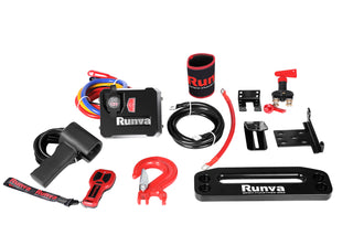 RUNVA WINCH EWV12000 ULTIMATE 12V WITH SYNTHETIC ROPE