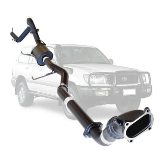 Toyota Landcruiser 100 Series HDJ100 1HD-FTE Wagon 3 Inch Turbo Back Exhaust - SpeedUpPerformance