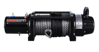 RUNVA WINCH 11XP PREMIUM 12V WITH SYNTHETIC ROPE