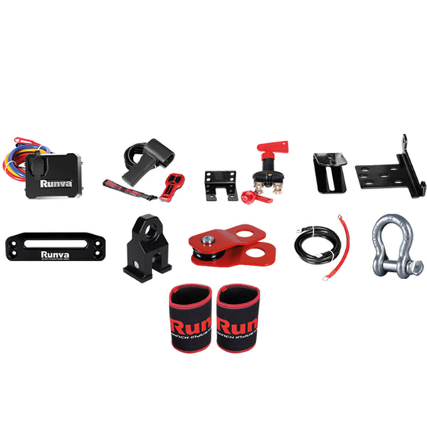 RUNVA Winch 11XP Premium 12V With Synthetic Rope