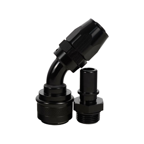 -10AN Push-Lock Quick Release Fitting - 45 Degree - SPEEDUPPERFORMANCE