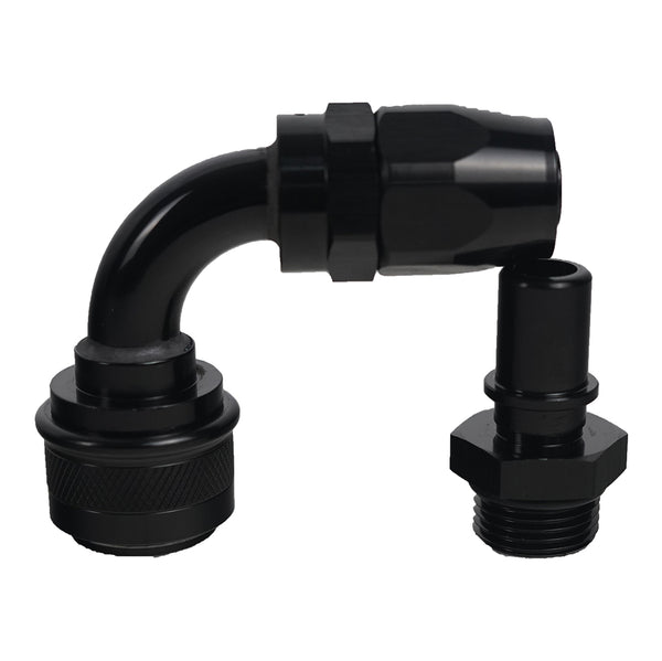 -10AN Push-Lock Quick Release Fitting - 90 Degree - SpeedUpPerformance
