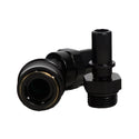 -8AN Push-Lock Quick Release Fitting - 45 Degree - SpeedUpPerformance