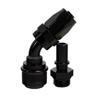 -8AN Push-Lock Quick Release Fitting - 45 Degree - SpeedUpPerformance