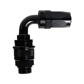 -8AN Push-Lock Quick Release Fitting - 90 Degree - SpeedUpPerformance