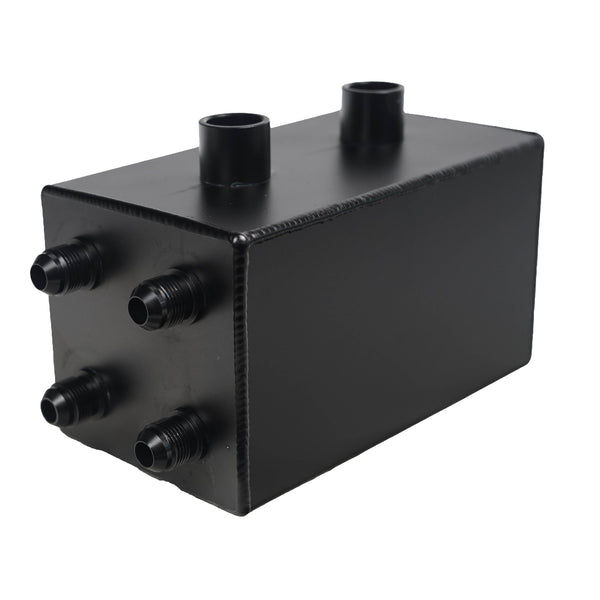 3.7L Universal Baffled Catch Can with Battery Tie Down Mount - SpeedUpPerformance