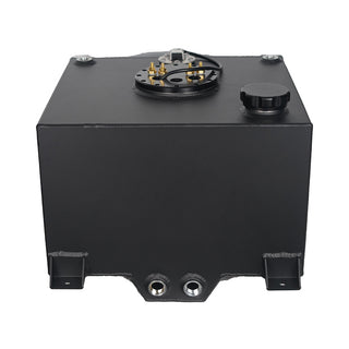 40 Litre Baffled Fuel Cell with Twin Pump Fuel Hanger - Black - SPEEDUPPERFORMANCE