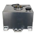 40 Litre Baffled Fuel Cell with Twin Pump Fuel Hanger - Silver - SPEEDUPPERFORMANCE