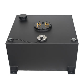 60 Litre Baffled Fuel Cell with Twin Pump Fuel Hanger - Black - SPEEDUPPERFORMANCE
