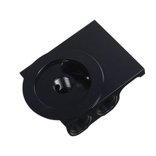 Universal 4-Port -10AN Remote Oil Filter Relocation / Oil Cooler Block - SpeedUpPerformance