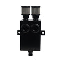 2.0L Universal High-Performance Baffled Catch Can with Drain - SPEEDUPPERFORMANCE