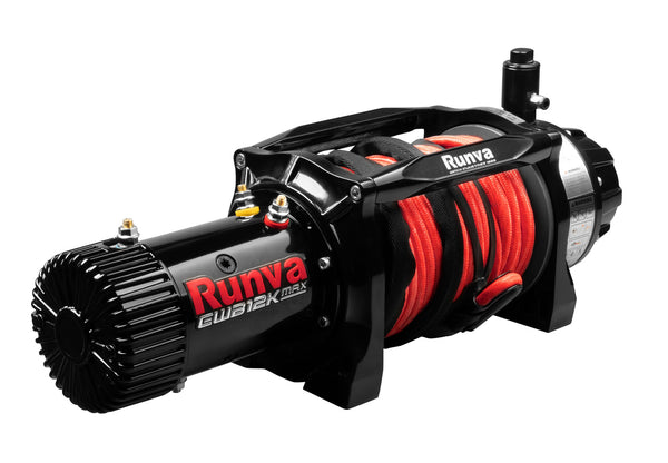 RUNVA Winch EWB12K Max 12V With Armortech Synthetic Rope