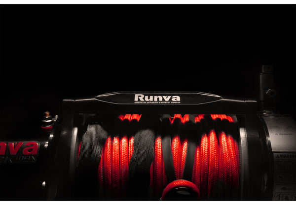 RUNVA Winch EWB12K Max 12V With Armortech Synthetic Rope
