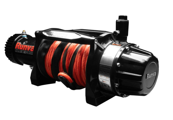 RUNVA Winch EWB12K Max 12V With Armortech Synthetic Rope