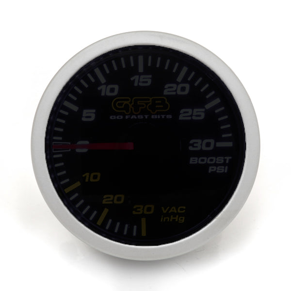 GFB Boost Pressure Gauge - Vacuum/Boost / inHg/PSI - Go Fast Bits - SpeedUpPerformance