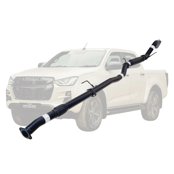 Isuzu D-MAX 2020-Onwards 3.0L 4JJ3-TCX 3 Inch DPF Back Exhaust - SpeedUpPerformance