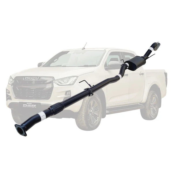 Isuzu D-MAX 2020-Onwards 3.0L 4JJ3-TCX 3 Inch DPF Back Exhaust - SpeedUpPerformance