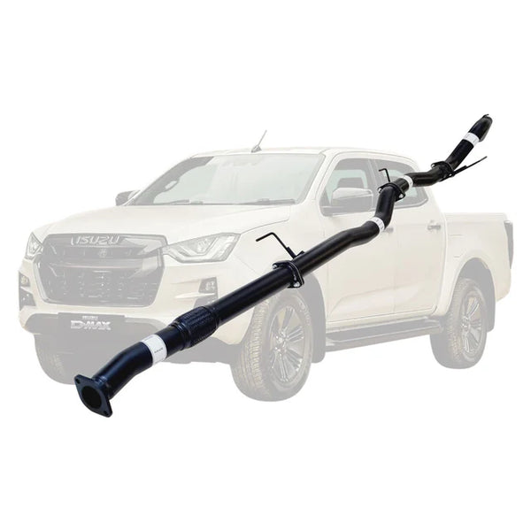 Isuzu D-MAX 2020-Onwards 3.0L 4JJ3-TCX 3 Inch DPF Back Exhaust - SpeedUpPerformance