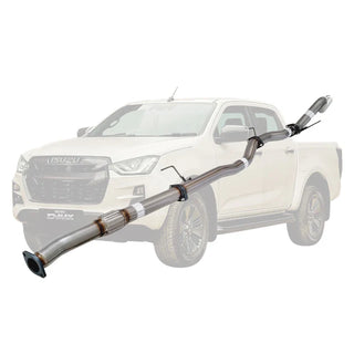 Isuzu D-MAX 2020-Onwards 3.0L 4JJ3-TCX 3 Inch DPF Back Exhaust - SpeedUpPerformance