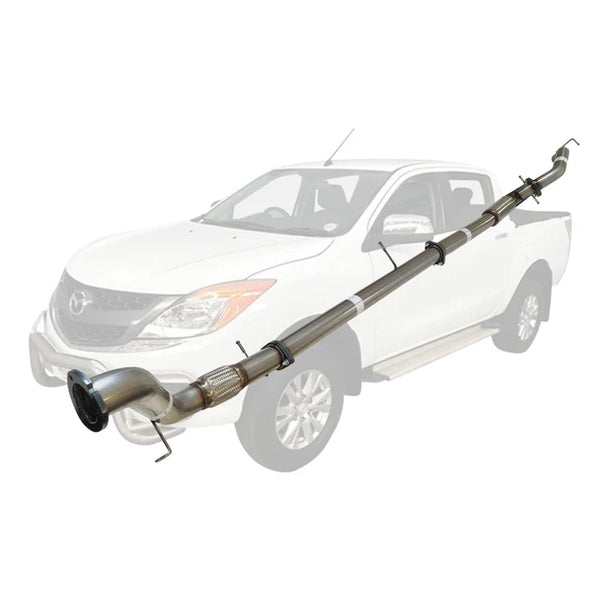 Mazda BT-50 UP 2011-2016 3.2L P5AT 3 Inch Turbo Back Exhaust - SpeedUpPerformance