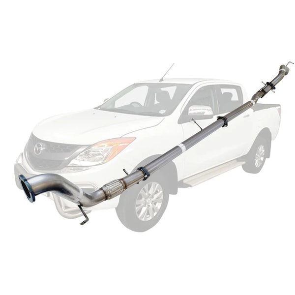 Mazda BT-50 UP 2011-2016 3.2L P5AT 3 Inch Turbo Back Exhaust - SpeedUpPerformance