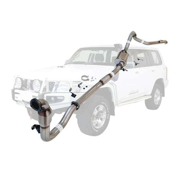 Nissan Patrol Y61 GU 3.0L ZD30 Wagon 3 Inch Turbo Back Exhaust 2000-2016 - SpeedUpPerformance