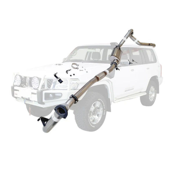 Nissan Patrol Y61 GU 3.0L ZD30 Wagon 3 Inch Turbo Back Exhaust 2000-2016 - SpeedUpPerformance