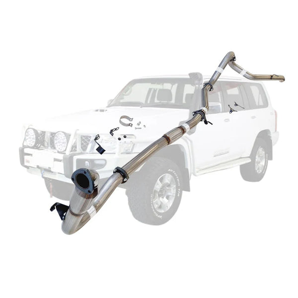 Nissan Patrol Y61 GU 3.0L ZD30 Wagon 3 Inch Turbo Back Exhaust 2000-2016 - SpeedUpPerformance