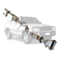 Toyota Landcruiser 100 Series HDJ100 1HD-FTE Wagon 3 Inch Turbo Back Exhaust - SpeedUpPerformance