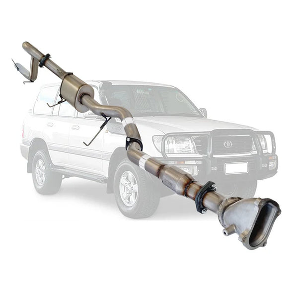 Toyota Landcruiser 100 Series HDJ100 1HD-FTE Wagon 3 Inch Turbo Back Exhaust - SpeedUpPerformance