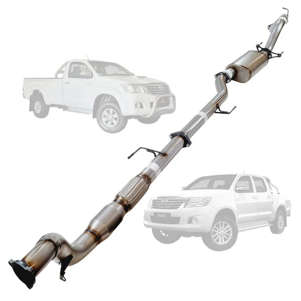 Toyota Hilux KUN16 / KUN26 3.0L 1KD-FTV MY05-15 3 Inch Turbo Back Exhaust - SpeedUpPerformance