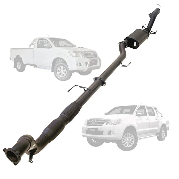 Toyota Hilux KUN16 / KUN26 3.0L 1KD-FTV MY05-15 3 Inch Turbo Back Exhaust - SpeedUpPerformance