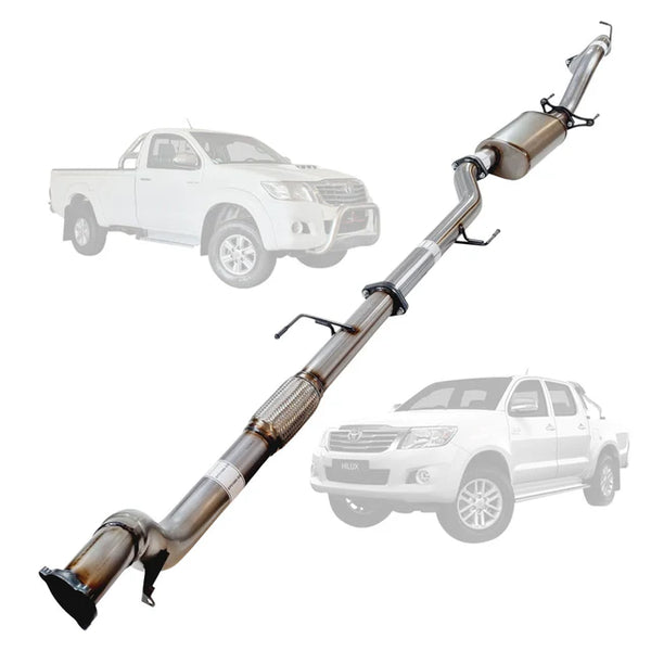 Toyota Hilux KUN16 / KUN26 3.0L 1KD-FTV MY05-15 3 Inch Turbo Back Exhaust - SpeedUpPerformance