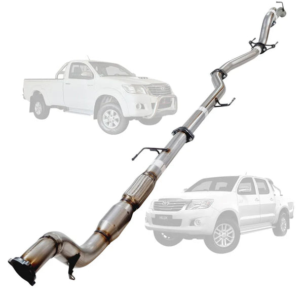 Toyota Hilux KUN16 / KUN26 3.0L 1KD-FTV MY05-15 3 Inch Turbo Back Exhaust - SpeedUpPerformance