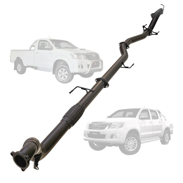 Toyota Hilux KUN16 / KUN26 3.0L 1KD-FTV MY05-15 3 Inch Turbo Back Exhaust - SpeedUpPerformance