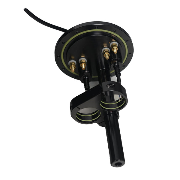 40 Litre Baffled Fuel Cell with Twin Pump Fuel Hanger - Black - SPEEDUPPERFORMANCE